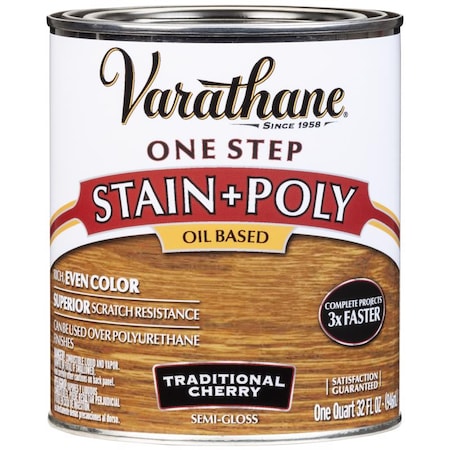 STAIN POLY QT CHRY